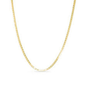 50078 14K YELLOW GOLD 18" BOX CHAIN