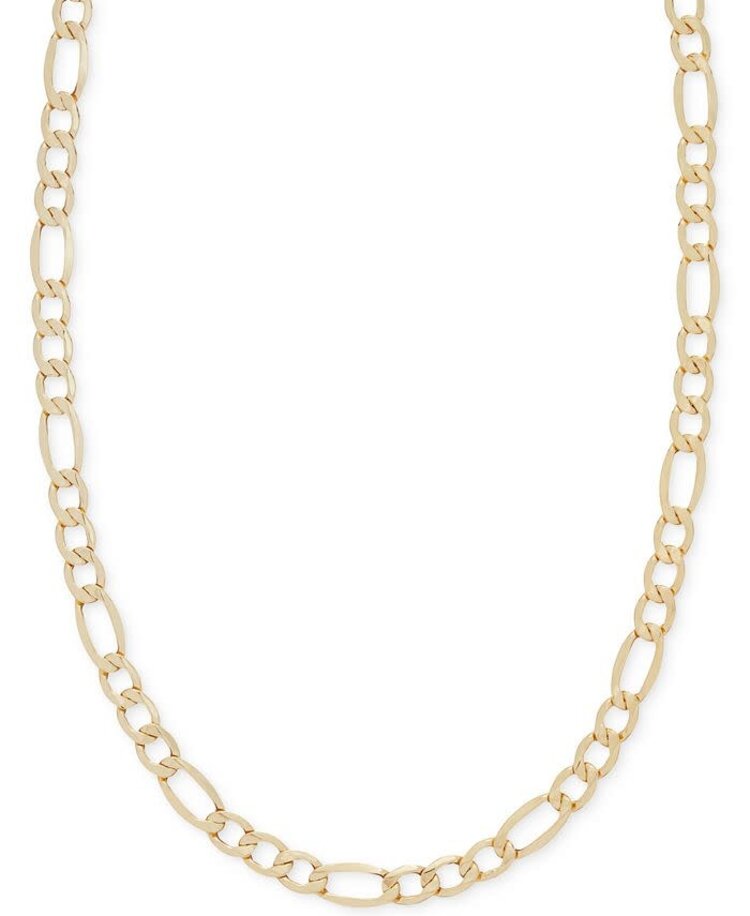 50080 14K YELLOW GOLD 20" 1.70MM FIGARO CHAIN