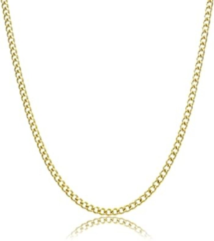 50082 14K YELLOW GOLD 20" 1.90MM CUBAN CHAIN