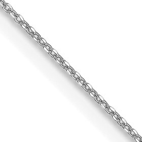 50954 14K WHITE GOLD 18" CABLE LINK CHAIN