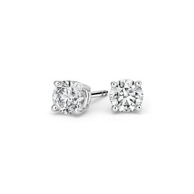 32048 14K WHITE GOLD .40TCW ROUND DIAMOND STUDS