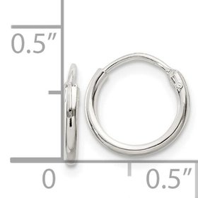 80831 STERLIBG SILVER TINY  HOOPS