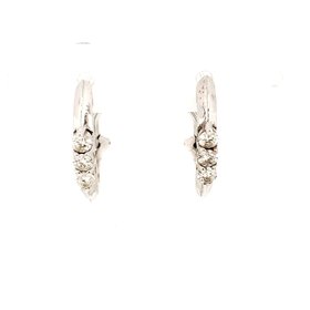 32884 14K WHITE GOLD .50TCW DIAMOND PAST PRESENT FUTURE OMEGA BACK