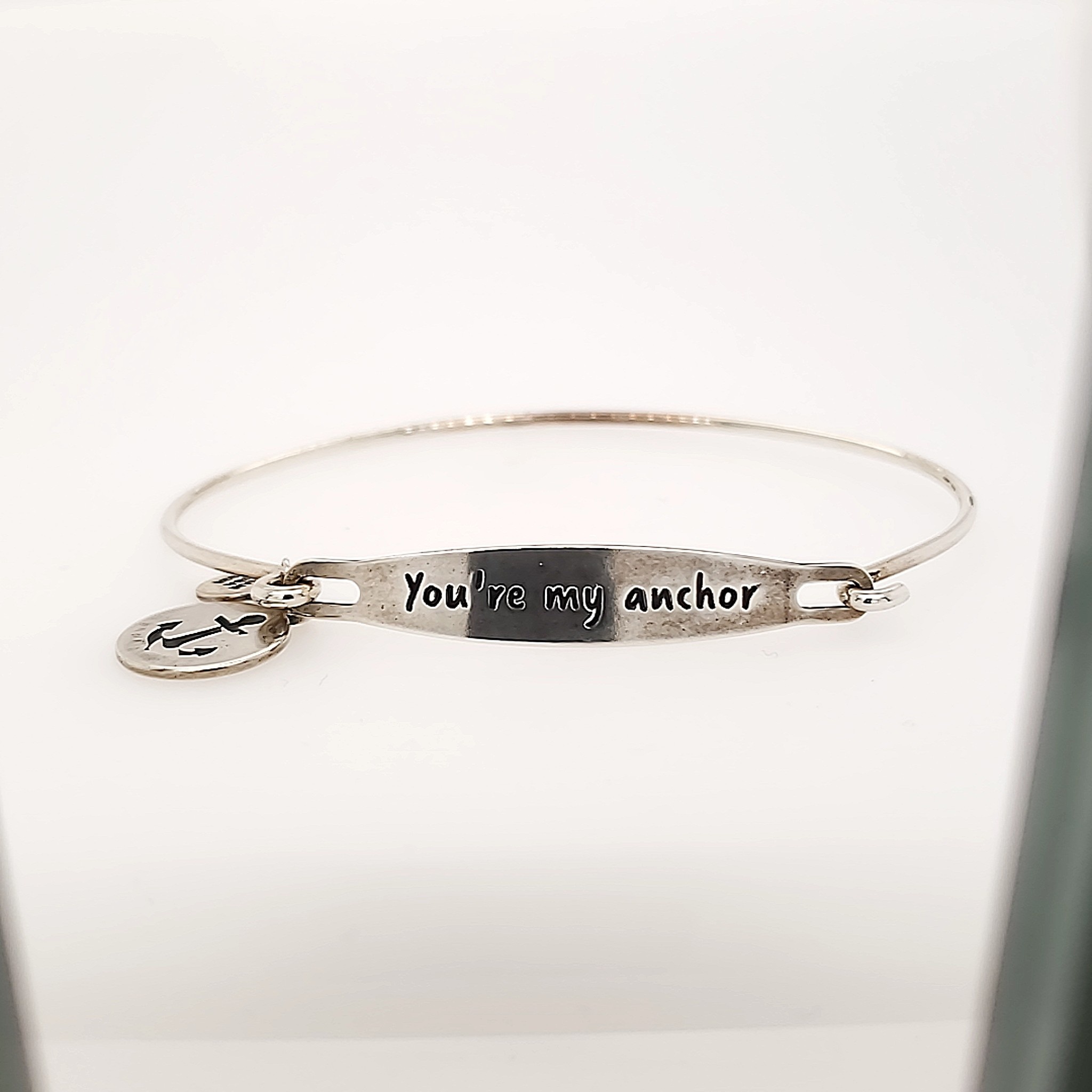 1010-0231 CHAMILIA STERLING SILVER "YOU'RE MY ANCHOR" MEDIUM/LARGE BRACELET