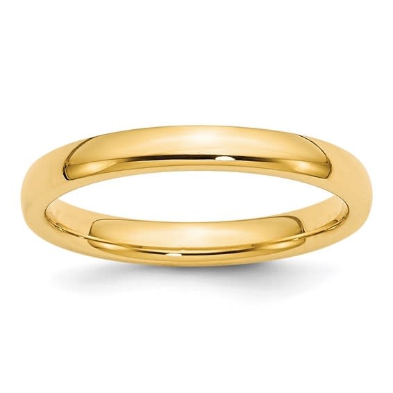475592 14K 3MM YELLOW GOLD COMFORT FIT BAND (SIZE 8)