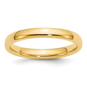 477693 14K  YELLOW GOLD 3MM COMFORT FIT (SIZE 5)