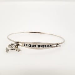 1010-0251 CHAMILIA STERLING SILVER "5 O'CLOCK SOMEWHERE" (MEDIUM/LARGE) BRACELET