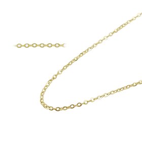 50126 14K YELLOW GOLD 18"  CABLE LINK CHAIN