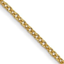 50074 14K YELLOW GOLD 16" CABLE CHAIN