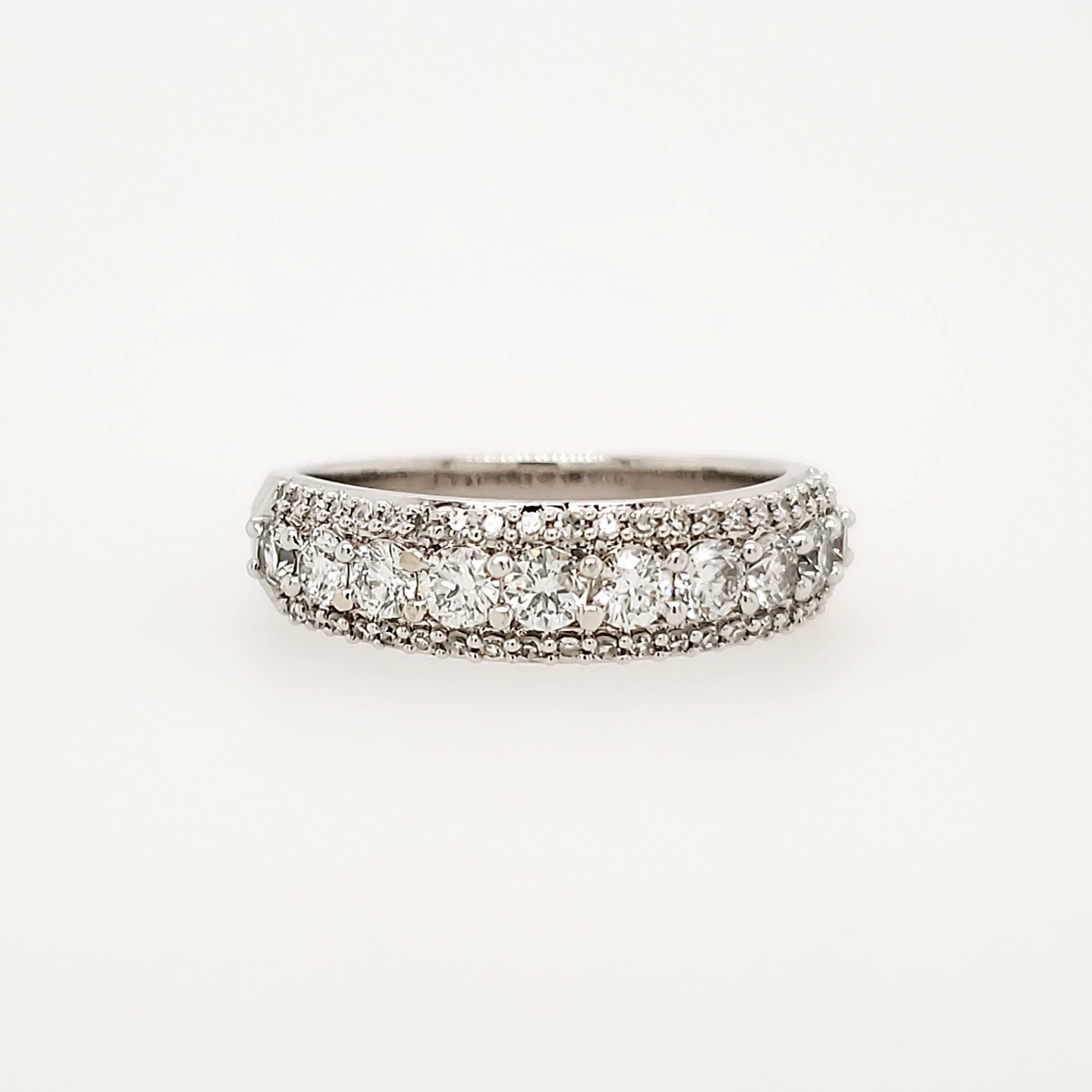 475480 14K WHITE GOLD .75CT DIAMOND BAND