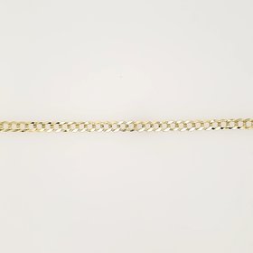 25104 14K YELLOW GOLD 8.60" CUBAN LINK 4.70MM MENS BRACELET