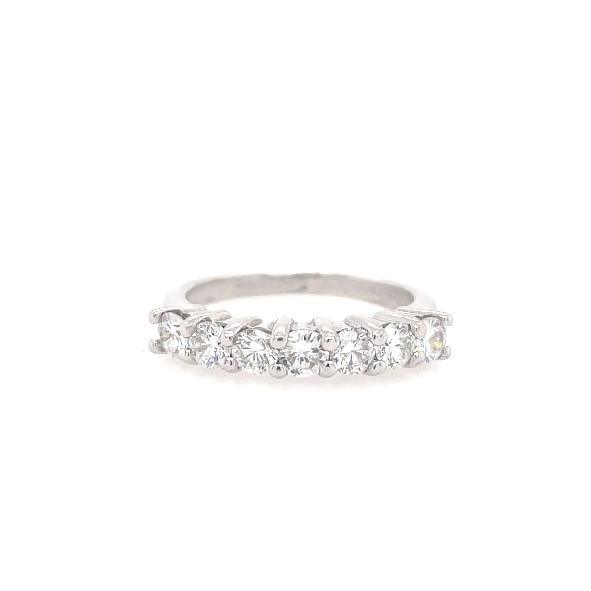 475209 14K WHITE GOLD .80CT COMMON PRONG WEDDING BAND