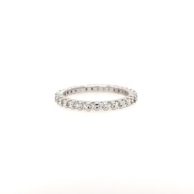 475045 14K WHITE GOLD 1CT DIAMOND ETERNITY BAND