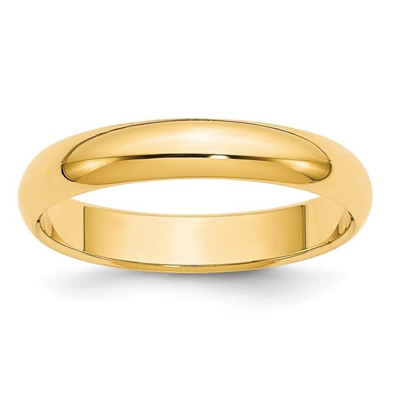 475055 14K YELLOW GOLD 4MM COMFORT FIT (SIZE 8) WEDDING BAND