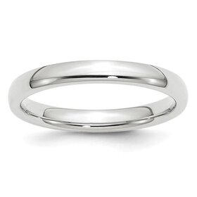 475062 14K WHITE GOLD 3MM COMFORT FIT (SIZE 6.5) WEDDING BAND