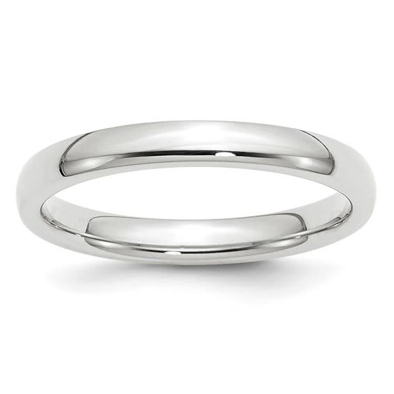 475064 14K WHITE GOLD 4MM COMFORT FIT ( SIZE 7 ) WEDDING BAND