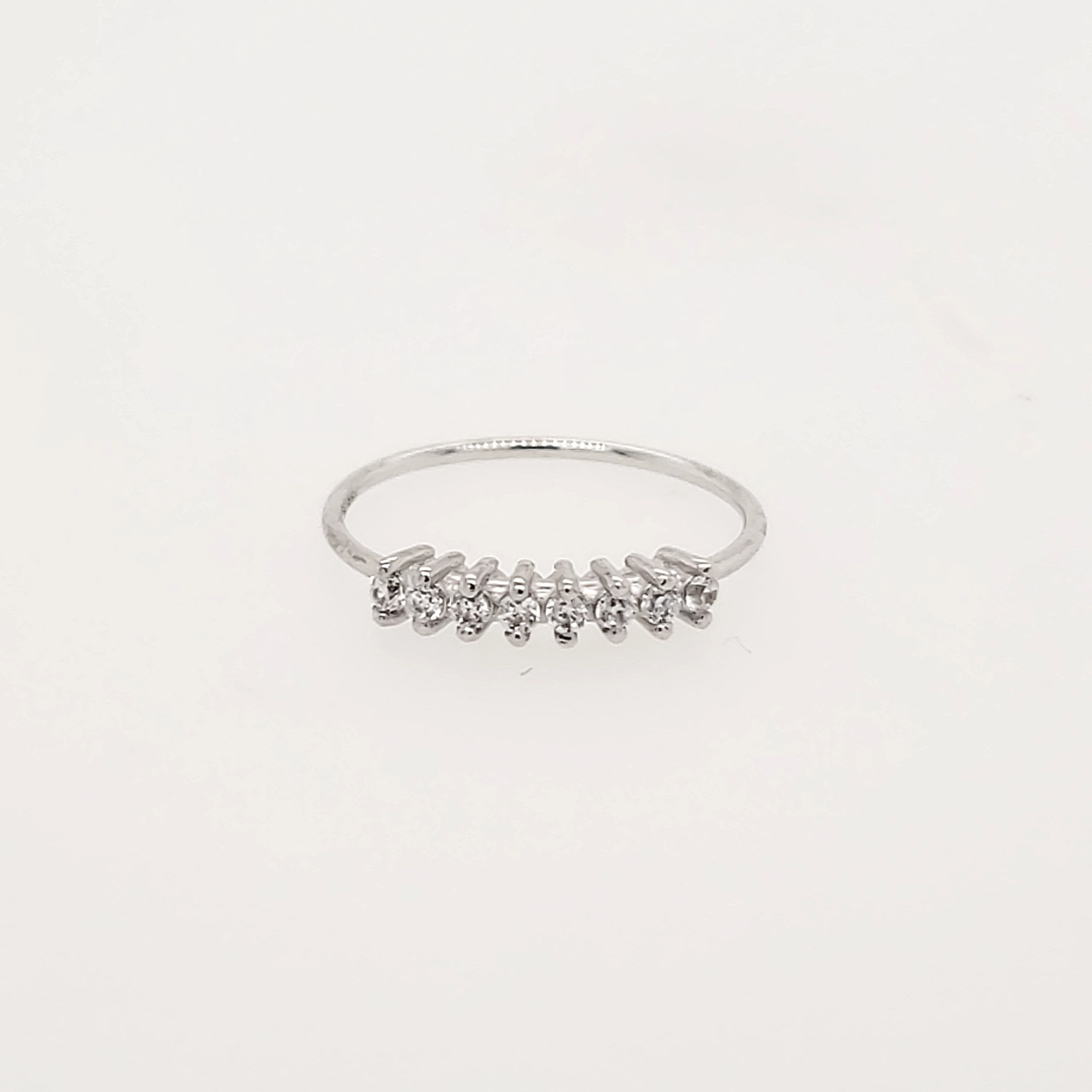 78049 14K WHITE GOLD CUBIC ZIRCONIA NOSE RING 78049 14K WHITE GOLD CUBIC ZIRCONIA NOSE RING