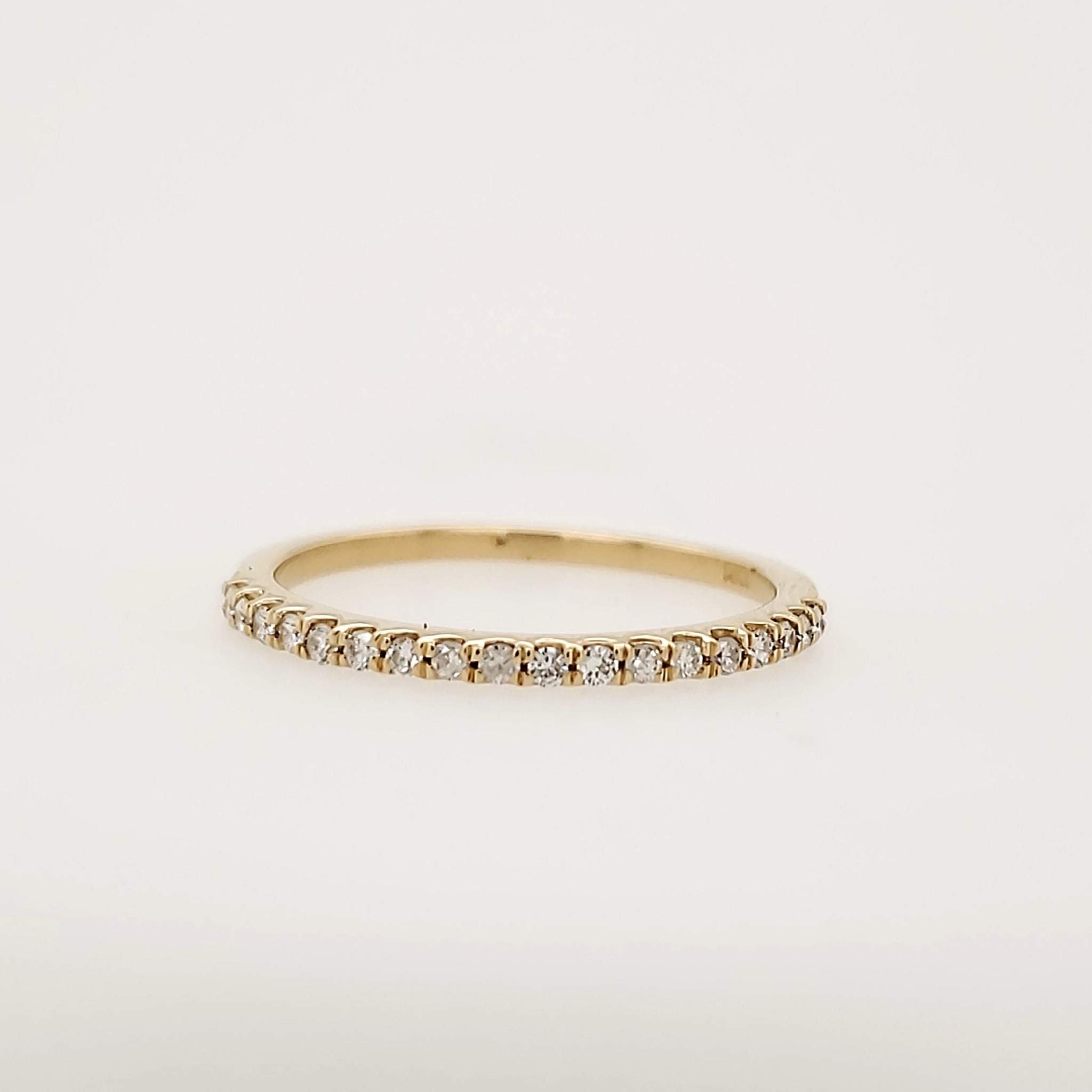 475078 14K YELLOW GOLD .15CTW DIAMOND SHARED PRONG WEDDING BAND 475078 14K YELLOW GOLD .15CTW DIAMOND SHARED PRONG WEDDING BAND