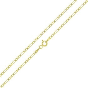 50210 14K YELLOW GOLD 20" 1.9MM FIGARO LINK CHAIN