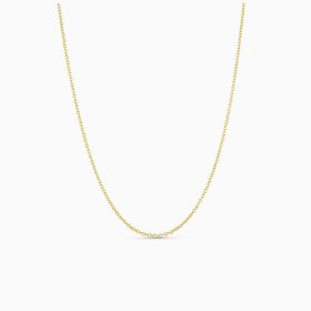 51133 14K YELLOW GOLD 18" CABLE LINK  CHAIN