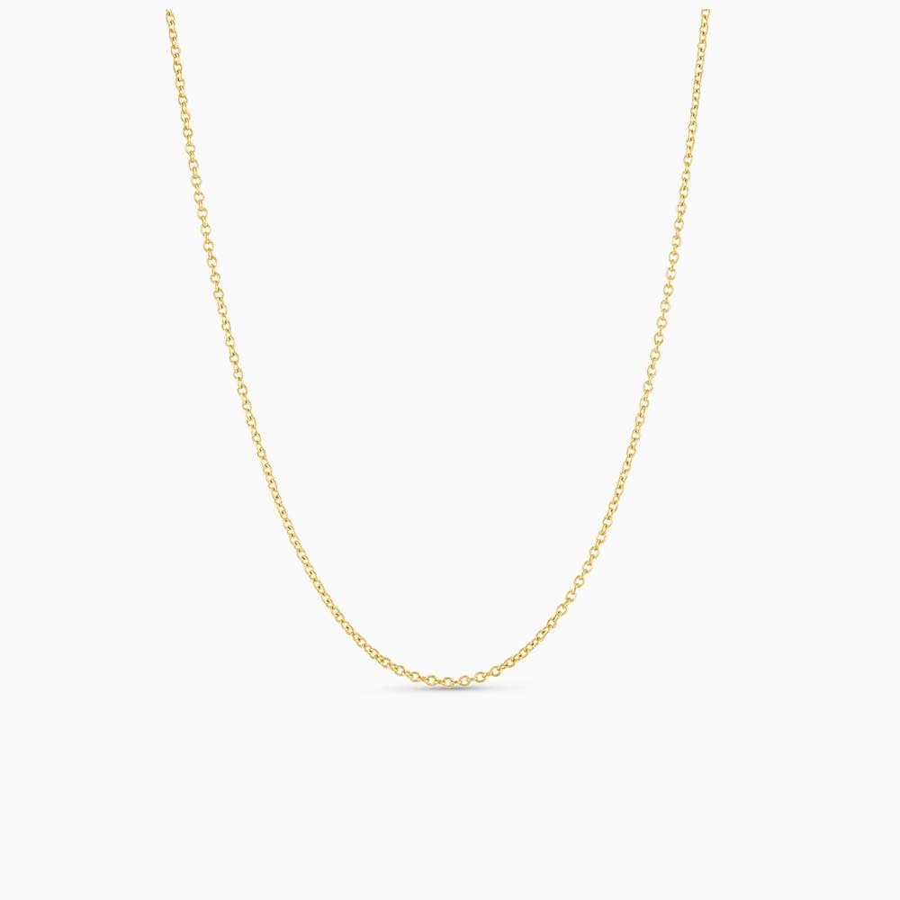 50207 14K YELLOW GOLD 16" CABLE LINK CHAIN