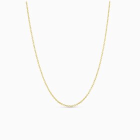 50206 14K YELLOW GOLD 18"  CABLE LINK CHAIN