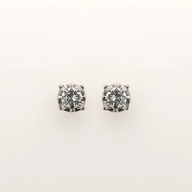 32973 14K YELLOW GOLD .30TCW DIAMOND MIRACLE SET STUDS