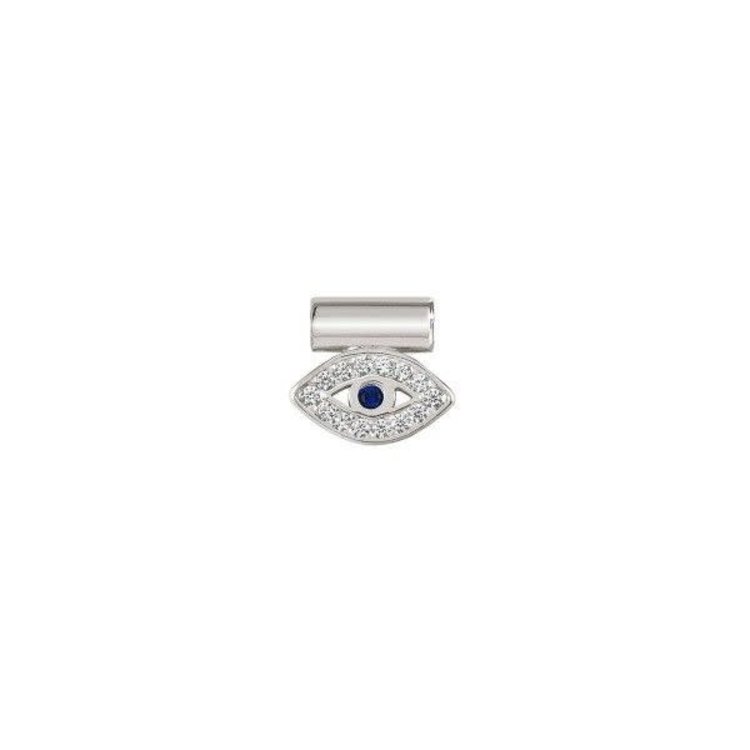 147123/001 NOMINATION CUBIC ZIRCONIA EVIL EYE CHARM