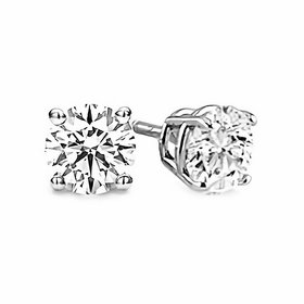 30775 14K WHITE GOLD .80CTW H-I SI2-3 DIAMOND SCREWBACKS STUDS