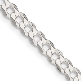 50020 14K WHITE GOLD  20" 3MM  CUBAN LINK CHAIN