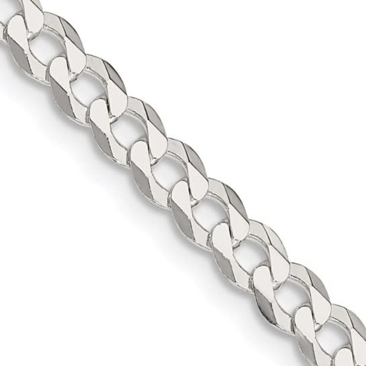 50020 14K WHITE GOLD  20" 3MM  CUBAN LINK CHAIN