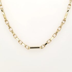 50278 14K YELLOW GOLD 24" 1.75MM  FANCY LINK CABLE  CHAIN