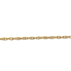 50305 14K YELLOW GOLD 20" 2MM BABY ROPE LINK CHAIN