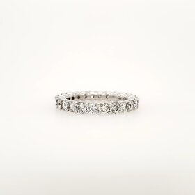 475199 14K WHITE GOD 1.9CTW DIAMOND ETERNITY BAND