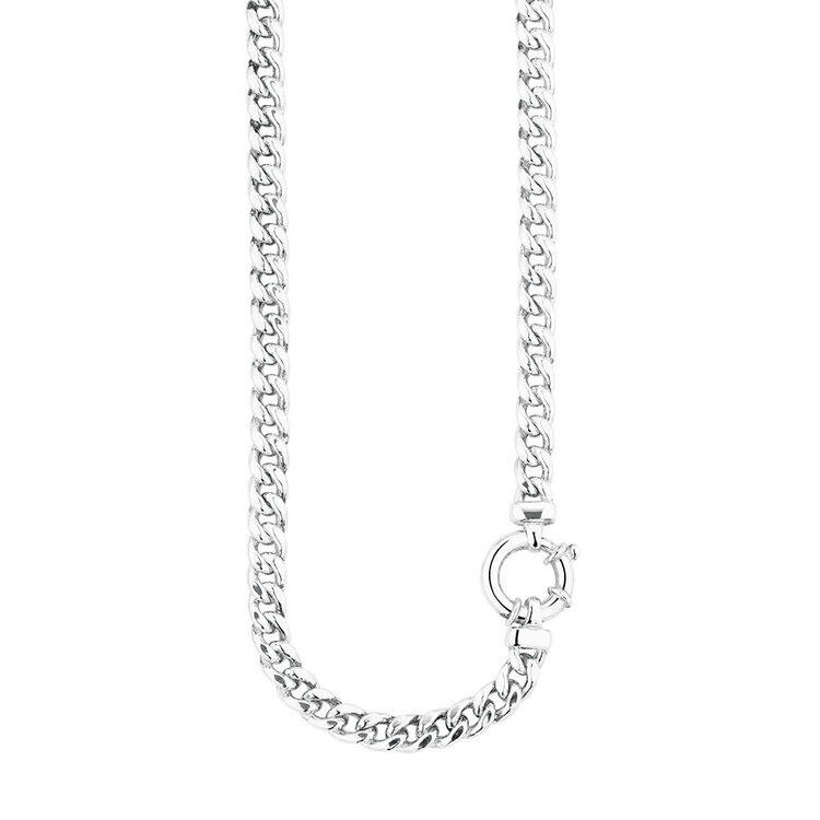 80289 STERLING SILVER 16" CURB LINK CHAIN