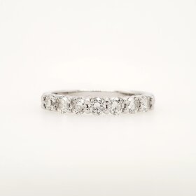 477625 14K WHITE GOLD  .70CT DIAMOND COMMON PRONG   WEDDING  BAND