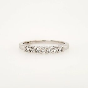 475497 14K WHITE GOLD  .35CT  DIAMOND  WEDDING  BAND