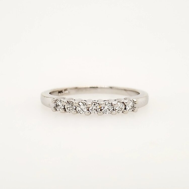 475497 14K WHITE GOLD  .35CT  DIAMOND  WEDDING  BAND