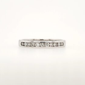 47621 14K WHITE GOLD .24CTW DIAMOND CHANNEL SET WEDDING BAND