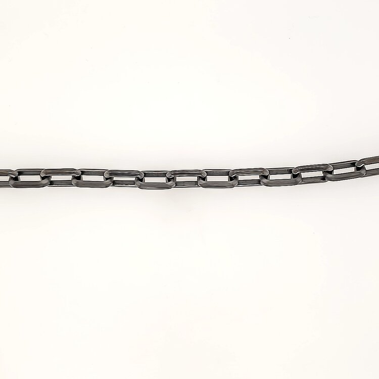 SMB640-8 ITALGEM STAINLESS STEEL RECTANGLE BRUSHED POLISHED LINK 8"