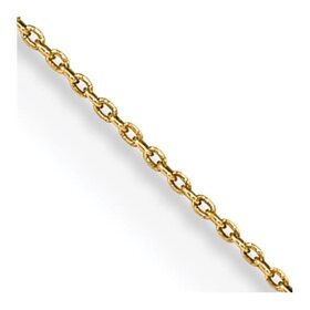 50378 14K YELLOW GOLD 18" CABLE CHAIN