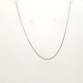 50381 14K WHITE GOLD 18" FLIP LINK CHAIN