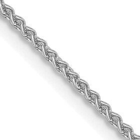 50386 14K WHITE GOLD 18" 0.90MM SPIGA CHAIN