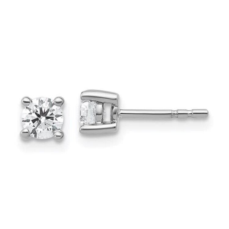 31308 14K WHITE GOLD .46CTW LAB GROWN DIAMOND STUDS