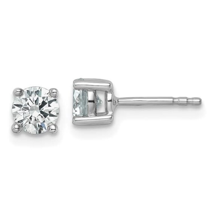 31344 14K WHITE GOLD 1.50CTW LAB GROWN DIAMOND STUDS SCREWBACKS