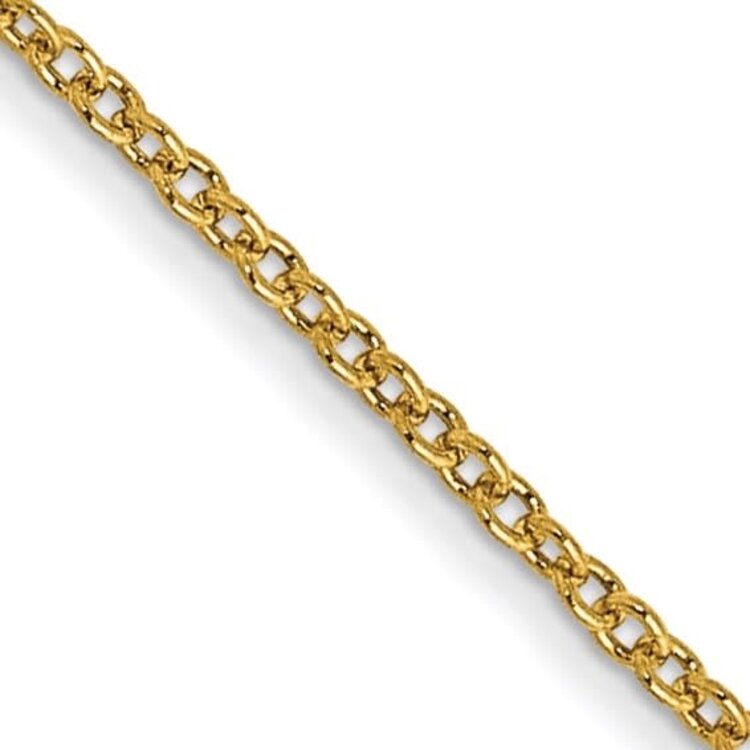 50406 14K YELLOW GOLD 18" 1.20MM CABLE LINK CHAIN