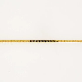 20479 14K YELLOW GOLD HERRINGBONE LINK PETITE BRACELET
