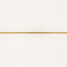 20473 14K YELLOW GOLD CURB LINK PETITE BRACELET