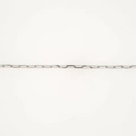 20481 14K WHITE GOLD 1.4MM PETITE PAPER CLIP BRACELET
