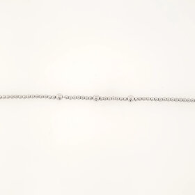 242203/010 NOMINATION ITALY STERLING SILVER HIGH POLISH BEADED BRACELET